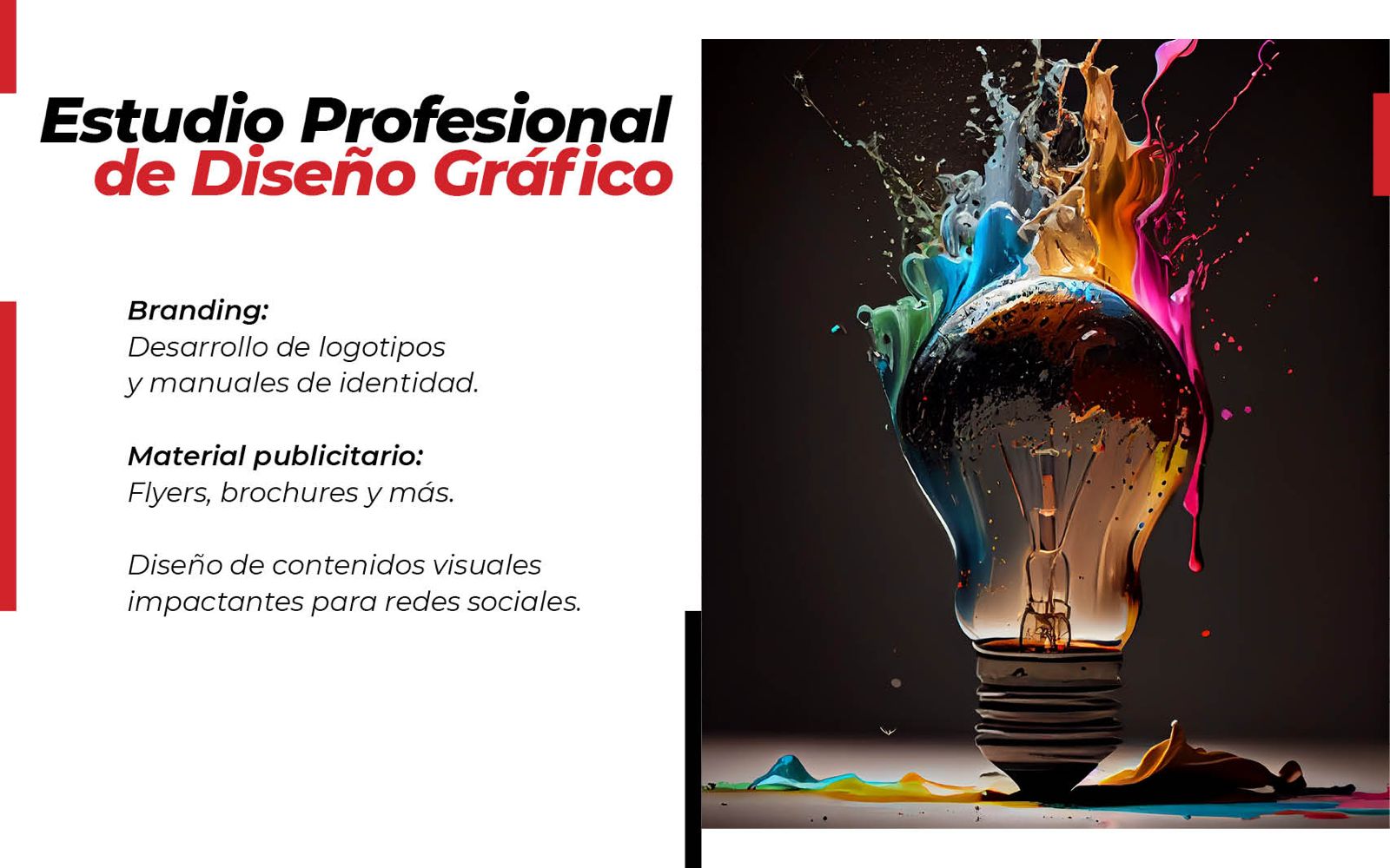 Estudio profesional de diseño gráfico